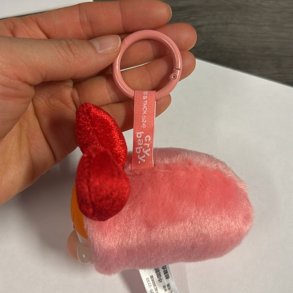 NWOT CRYBABY × Powerpuff Girls Series-Vinyl Face Plush - Blossom (Authentic) - Picture 5 of 14